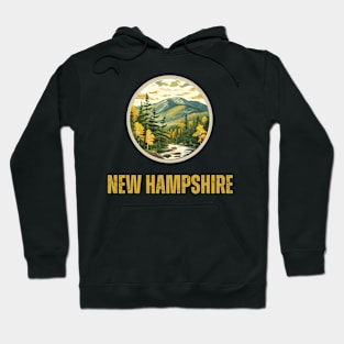 New Hampshire State USA Hoodie